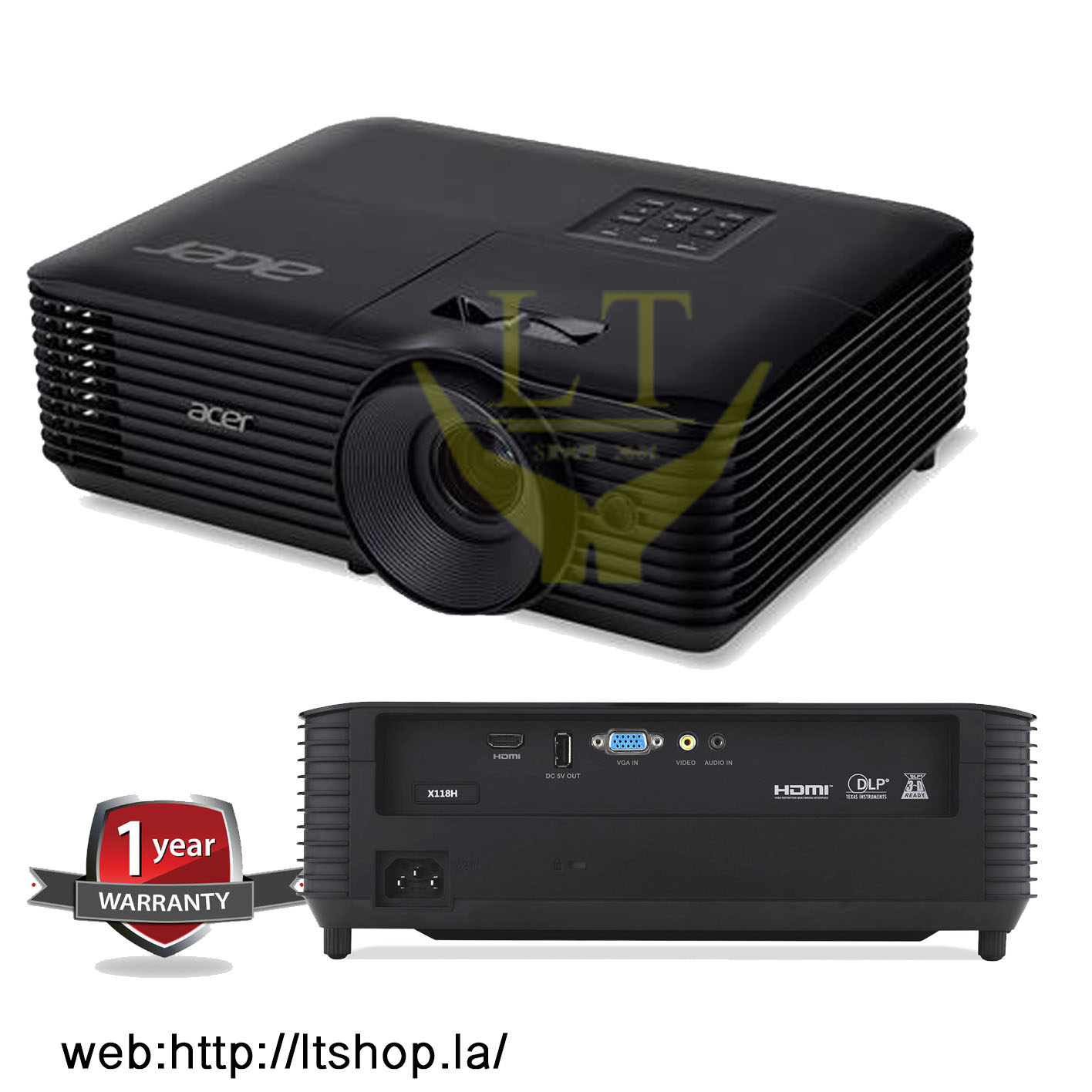 Ventilateur Acer Original X118H - 75x75x25mm - Pièce De Rechange Officielle Pour Ordinateur Portable Acer - Neuf