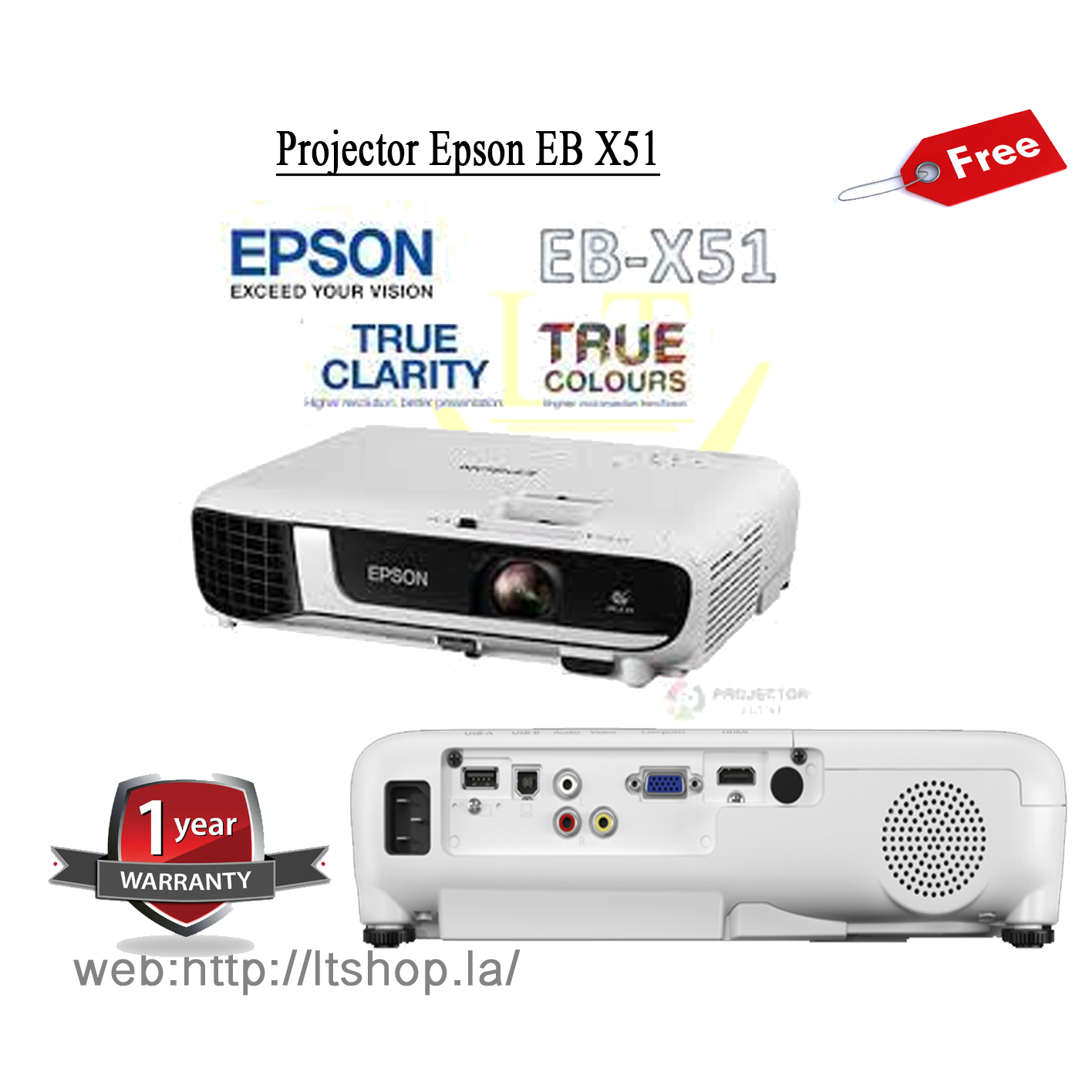 Projector Epson EB X51