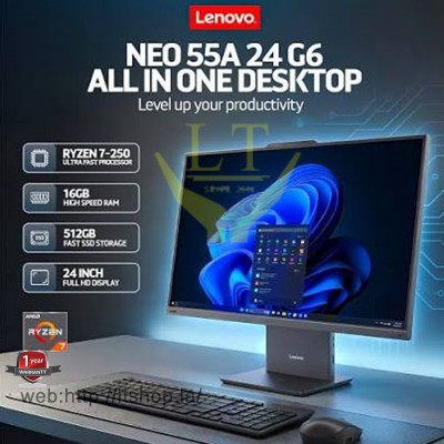  AIO Lenovo ThinkCentre Neo 55a 24 G6 / Ryzen7-250(AI)