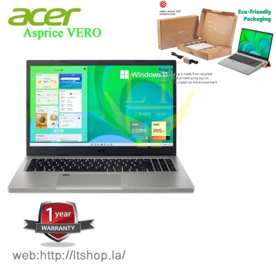 Acer Asprice Vero AV15-51 Core i5-1155G7-Ram 8GB