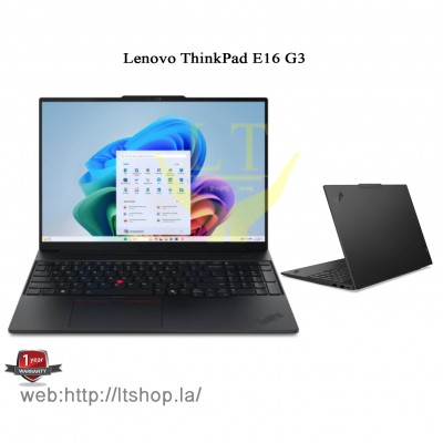 Lenovo ThinkPad E16 G3 / Ultra 7-256V / Ram 16GB / 16" LED