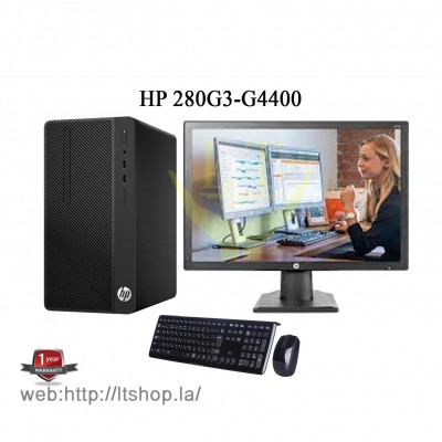 HP 280G3 MT - Dua Core G4400+Monito HP 19.5"