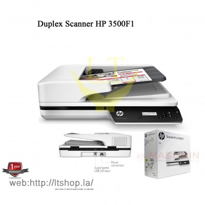 Scanner HP Flatbed 3500F1 / Duplex Scan / 