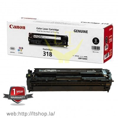 Toner Original CANON 318 'BK'