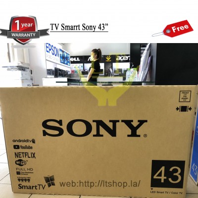 TV Sony smart 43" 